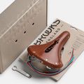 Brooks England B17 Carved Short honey bike saddle 8