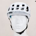 Bicycle helmet POC Tectal Race SPIN hydrogen white/uranium black 10