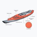 Advanced Elements AdvancedFrame Convertible red AE1007-R 2-person inflatable kayak 13