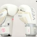 Venum Elite men's boxing gloves white and silver 1392-574 7
