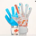 Reusch Pure Contact goalkeeper gloves Aqua 6026 grey 5270400-6026 11