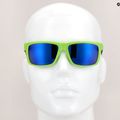 Cressi Bahia Floating black/kiwi/blue mirrored sunglasses XDB100705 8