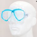 Cressi Perla clear blue diving mask DN207963 8
