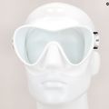 Cressi F1 diving mask white ZDN283000 8