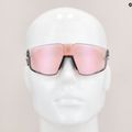 Julbo Fury Reactiv 1-3 High Contrast matt white/translucent gray cycling glasses 6
