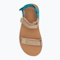 Women's barefoot sandals Xero Shoes D-Trail irish / cream / lake / blue 6