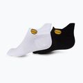 Vibram Fivefingers Athletic No-Show socks 2 pairs black and white S15N12PS 2