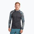 Men's Dakine Hd Snug Fit Rashguard Swim Shirt Hoodie black/grey DKA363M0004