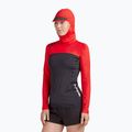 Dakine women's swim shirt Hd Snug Fit Rashguard Hoodie black and red DKA333W0002 3