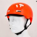 Bicycle helmet POC Crane MIPS fluorescent orange 8