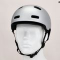 Bicycle helmet POC Crane MIPS argentite silver matt 8