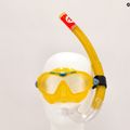 Aqualung Mix Combo children's snorkel kit yellow and blue SC4250798 12