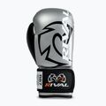 Boxing gloves Rival RB7 Fitness Plus Bag silver/black 3