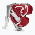 Boxing helmet Rival RHG100 Professional Headgear red/silver 2