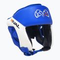 Rival Amateur Competition Headgear Boxing Helmet blue/white 6