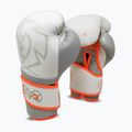 Boxing gloves Rival Impulse Sparring Gloves Gants white/orange 3