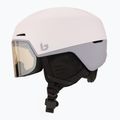 Bollé X-Fusion ski helmet white lilac matte/photochromic gun 4