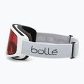 Bollé Bedrock white matte/vermillon ski goggles 4