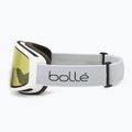 Ski goggles Bollé Bedrock white matte/lemon 4