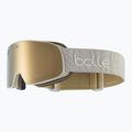 Ski goggles Bollé Nevada Small stockholm sand matte/gold