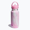 Hydro Flask Wide Flex Straw Cap Jelly 945 ml pink swirl thermal bottle 2
