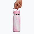 Hydro Flask Wide Flex Straw Cap Jelly 945 ml pink swirl thermal bottle 3