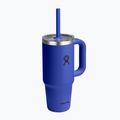 Mug Hydro Flask Travel Tumbler Clear Lid 710 ml capri blue 2