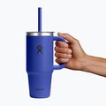Mug Hydro Flask Travel Tumbler Clear Lid 710 ml capri blue 5