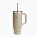 Mug Hydro Flask Travel Tumbler Clear Lid 710 ml oat