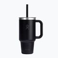 Thermal mug Hydro Flask Travel Tumbler Clear Lid black