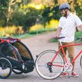 Burley Honey Bee red two-seater bike trailer BU-949209 10