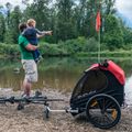 Burley Honey Bee red two-seater bike trailer BU-949209 12
