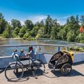 Burley Bee Double bicycle trailer yellow BU-946206 11