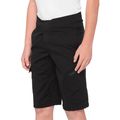 Children's 100% Ridecamp Youth bike shorts black STO-47901-001-22