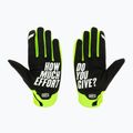 Men's cycling gloves 100% Brisker yellow 10003 2