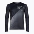 Men's cycling jersey 100% R-Core X LS black-grey STO-40000-00000