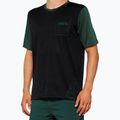 Men's 100% Ridecamp cycling jersey black-green