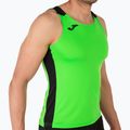 Men's Joma Record II Tank Top fluor green/black running shirt 4