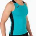 Men's Joma Record II Tank Top turquoise/black running shirt 5