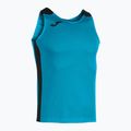 Men's Joma Record II Tank Top turquoise/black running shirt 7