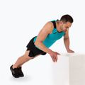 Men's Joma Record II Tank Top turquoise/black running shirt 8