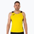 Men's Joma Record II running tank top yellow/black