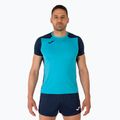 Men's Joma Record II fluor turquoise/navy running shirt