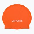 Orca Silicone swimming cap orange DVA000