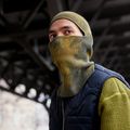 BUFF Knitted khaki balaclava 10