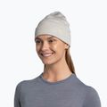 Winter hat BUFF Heavyweight Merino Wool solid cloud 4