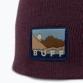 Winter hat BUFF Knitted Lilon long burgundy 2