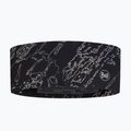 Headband BUFF CoolNet UV Wide front black