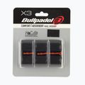 Padel racket wraps Bullpadel GB-1201 Comfort Absorbent 3 pcs. black
