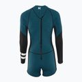Hurley Advant Shorty Texture 2/2 mm Springsuit black/skyblue women's wetsuit 2